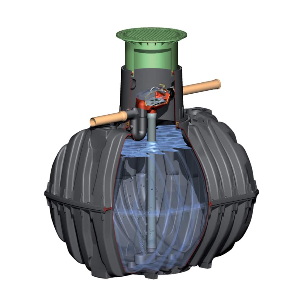 Carat In-Direct Rainwater Harvesting System 2700-6500 Litres