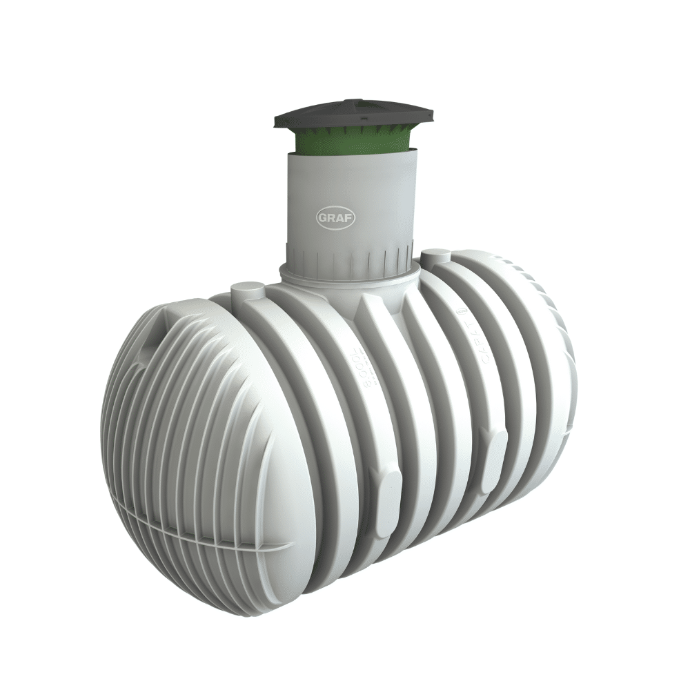 Carat Potable Underground Tank with Pedestrian loading PE Lid 10000L